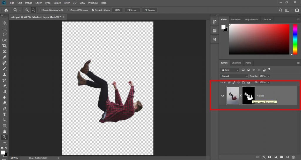 How To Invert Layer Mask In Photoshop 1
