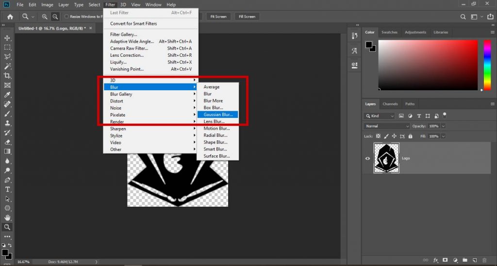 how to fix pixelated logo in photoshop