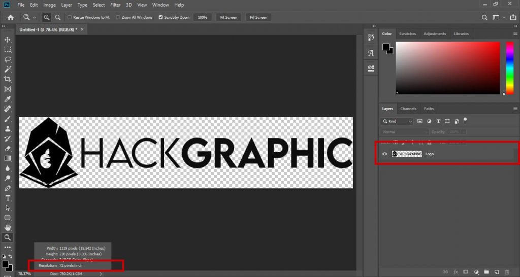how to vectorize a logo in photoshop