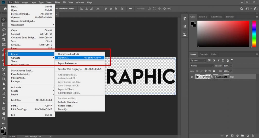 how to vectorize a logo in photoshop