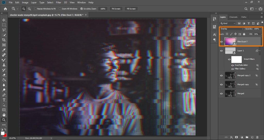 Step 5: Extra Adjustments To Glitch Effect