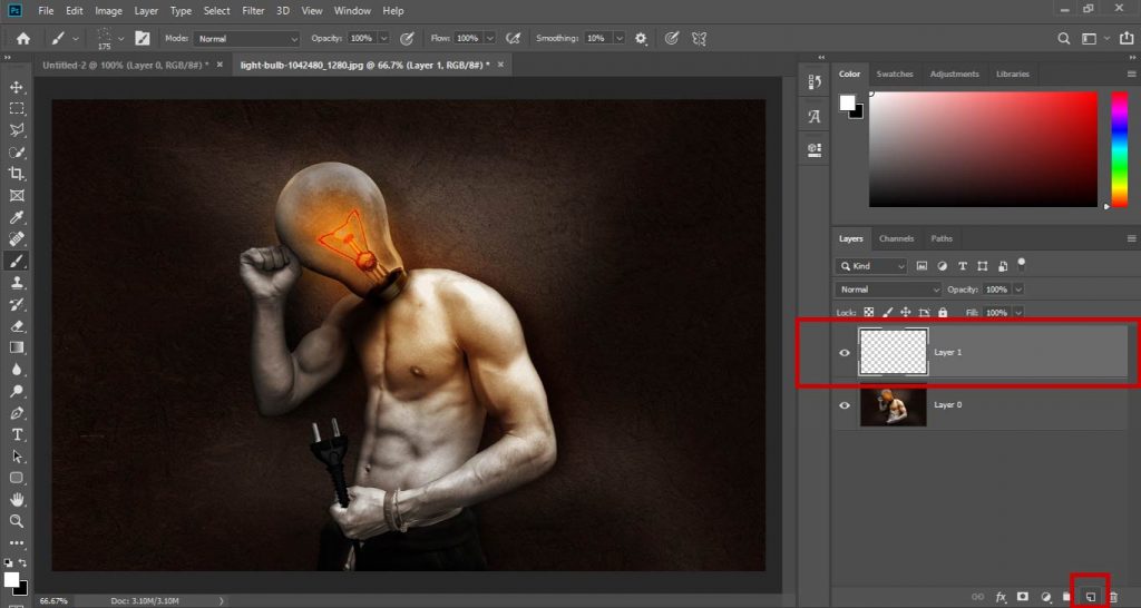how to make sparkles in photoshop