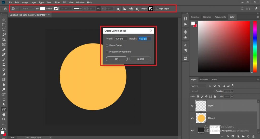how to make an icon in photoshop